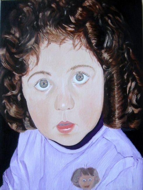Painting titled "Joana" by Morgado, Original Artwork