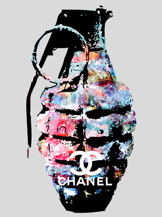 Digitale Kunst mit dem Titel "UDA - GRENADE CHANEL" von Morgan Paslier, Original-Kunstwerk, Digitale Fotografie