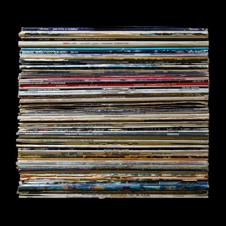 Fotografia intitolato "Vinyl 33T" da Morgan Paslier, Opera d'arte originale, Fotografia digitale