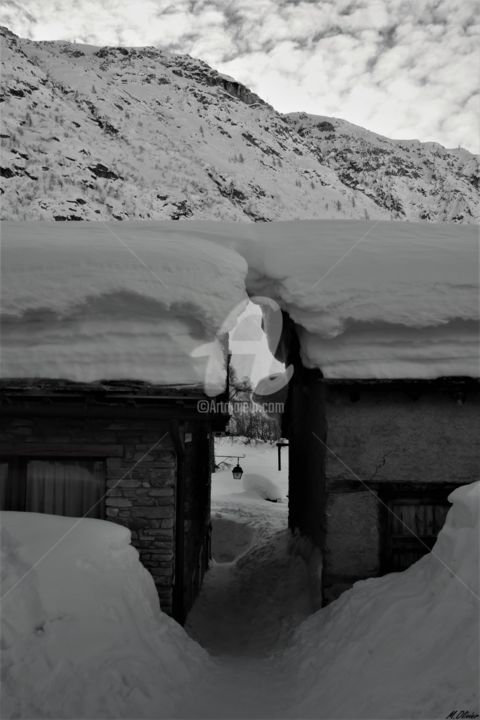 Fotografia zatytułowany „Bonneval Sur Arc” autorstwa M. Olivier, Oryginalna praca