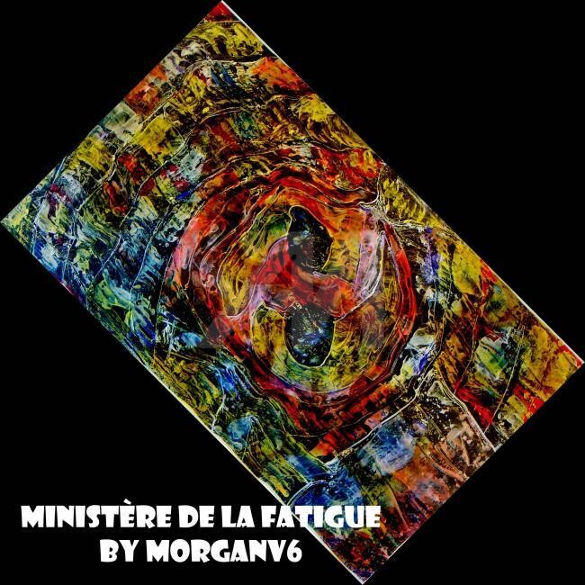 Ministère de la fatigue - Painting, 60x60 cm ©2012 by morganv6 -