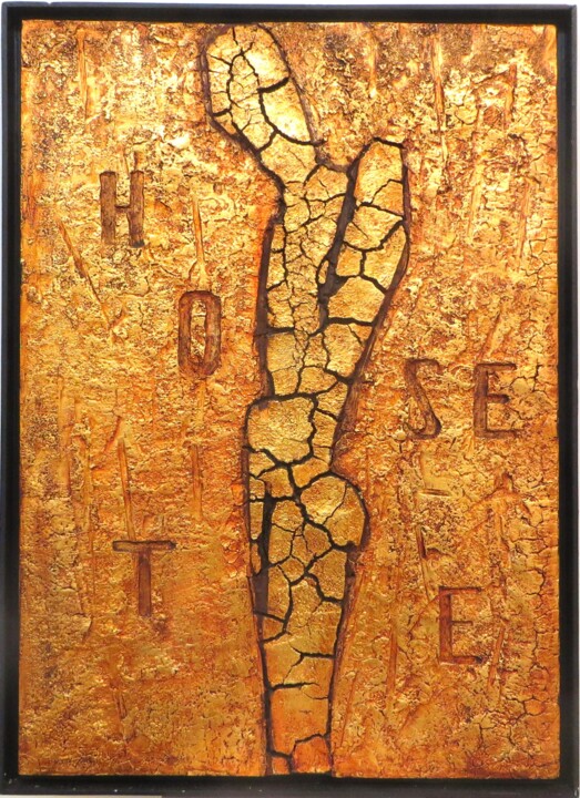 Skulptur mit dem Titel "HO SETE" von Morgese Giovanni, Original-Kunstwerk, Ton