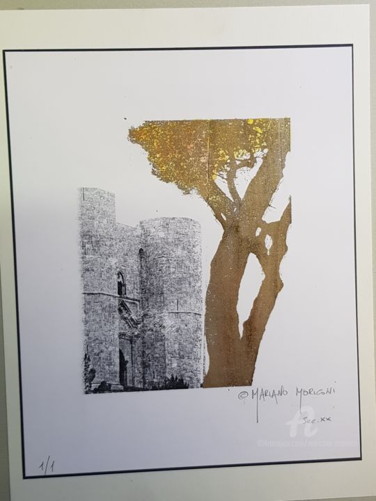 Εκτυπώσεις & Χαρακτικά με τίτλο "Castel del Monte" από Mariano Moriconi, Αυθεντικά έργα τέχνης
