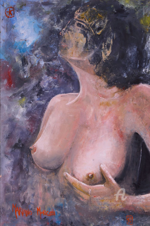 Painting titled "HERA" by Mariano Moriconi, Original Artwork, Oil