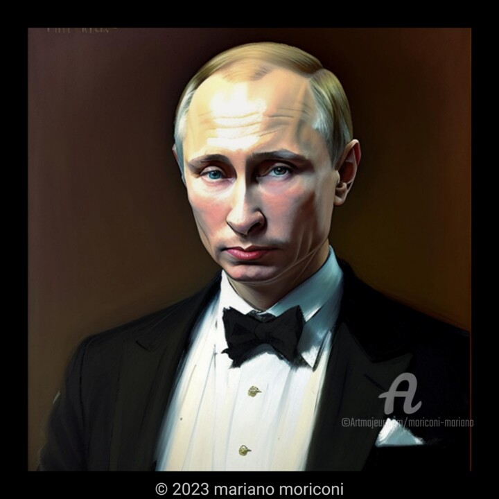 Arte digital titulada "Vladimir" por Mariano Moriconi, Obra de arte original, Imagen generada por IA