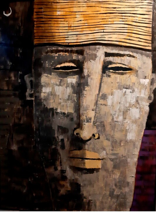 Pintura titulada "EL MONOLITO" por Arturo Morin, Obra de arte original, Acrílico