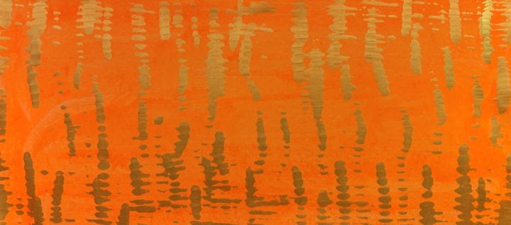 Malerei mit dem Titel "XXL - Brutal Orange…" von Moritz Sommer, Original-Kunstwerk, Acryl