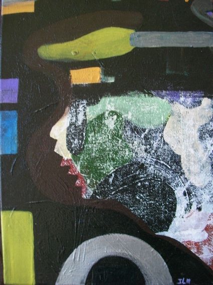 Peinture intitulée "2004-2008-perso-la-…" par Isabelle Le Cardinal, Œuvre d'art originale, Acrylique