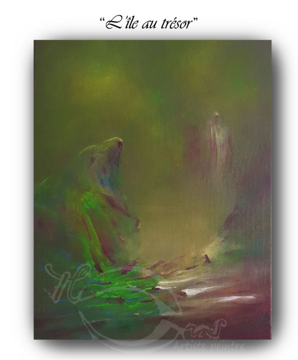 Peinture intitulée "Bloodcorn.jpg" par Morn, Œuvre d'art originale, Huile