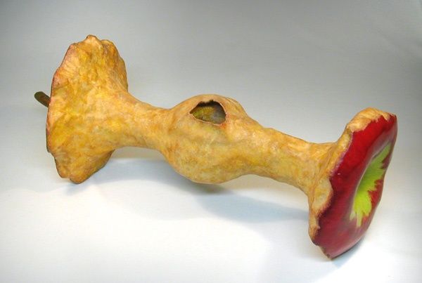 Skulptur mit dem Titel "Trognon" von Philippe Bruneteau, Original-Kunstwerk