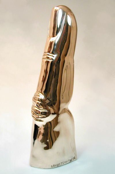 Sculpture intitulée "Brillant et mal poli" par Philippe Bruneteau, Œuvre d'art originale