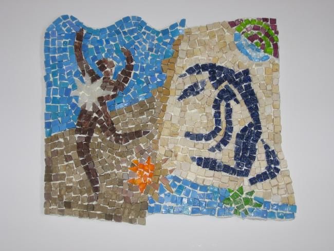 Artigianato intitolato "IMG_0452.JPG" da Hedva Federman-Mosaic Art, Opera d'arte originale
