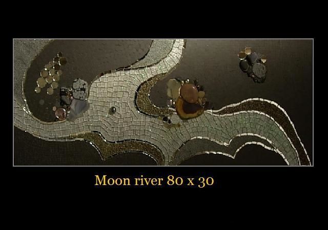 Artcraft titled "Moon river" by Marie-Laure Bourbon, Original Artwork