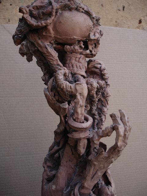 Sculpture titled "Mutation I - Aspect…" by Michel Moskovtchenko, Original Artwork, Metals