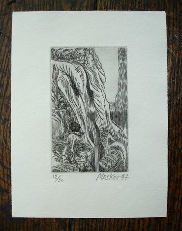 Drawing titled "Le Clos des Saveurs" by Michel Moskovtchenko, Original Artwork, Other