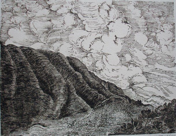 Drawing titled "1965 LE LUBERON Gra…" by Michel Moskovtchenko, Original Artwork, Other