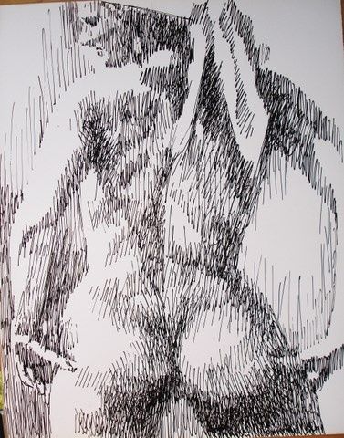 Drawing titled "CAMBRURE" by Michel Moskovtchenko, Original Artwork, Other