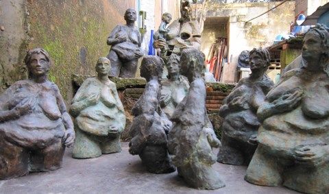 Sculpture titled "GROUPE DE SCULPTURE…" by Michel Moskovtchenko, Original Artwork, Other