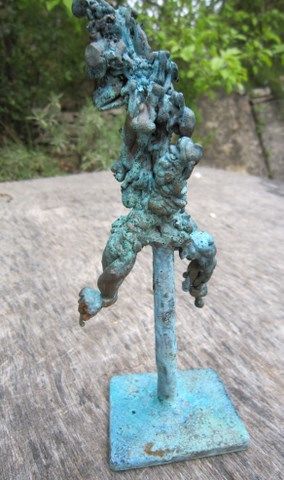 Sculpture titled "HOMMAGE A ARCHIBOLDO" by Michel Moskovtchenko, Original Artwork, Metals