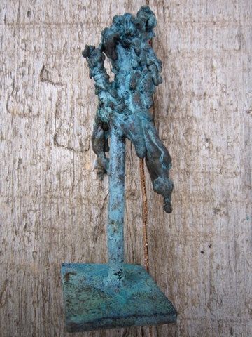 Sculpture titled "HOMMAGE A ARCHIBOLDO" by Michel Moskovtchenko, Original Artwork, Metals