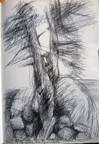 Drawing titled "1997 VALLEE DES MER…" by Michel Moskovtchenko, Original Artwork, Other