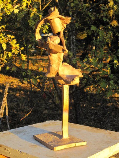 Скульптура под названием "COUP DE MISTRAL" - Michel Moskovtchenko, Подлинное произведение искусства, Металлы