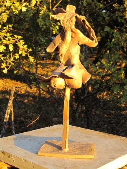 Escultura titulada "COUP DE MISTRAL" por Michel Moskovtchenko, Obra de arte original, Metales