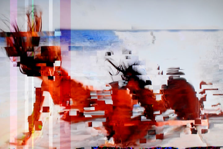 Digital Arts titled "Elles sur le rivage" by Cm, Original Art,