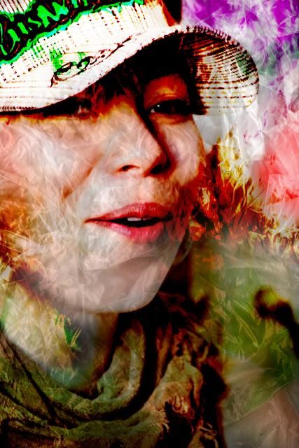Arts numériques intitulée "Karolina - tentativ…" par Moua, Œuvre d'art originale,