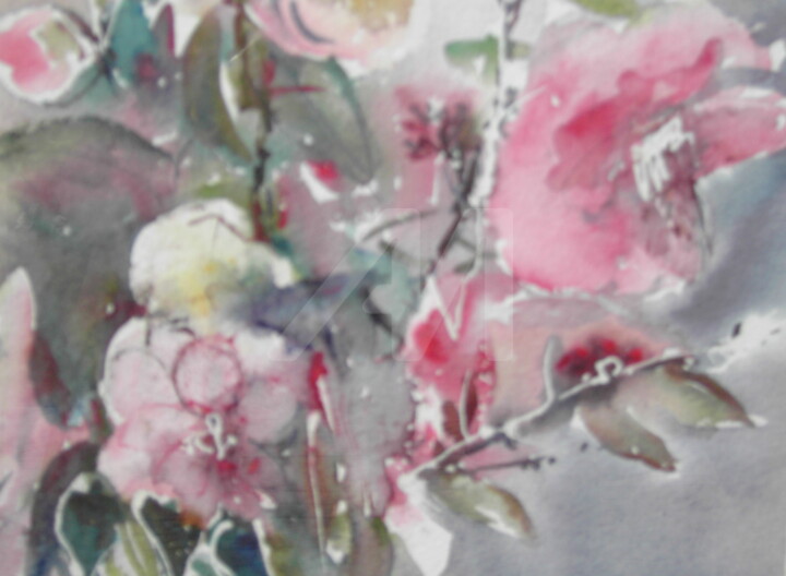 Peinture intitulée "aquarelle" par Maryse Mouez, Œuvre d'art originale,