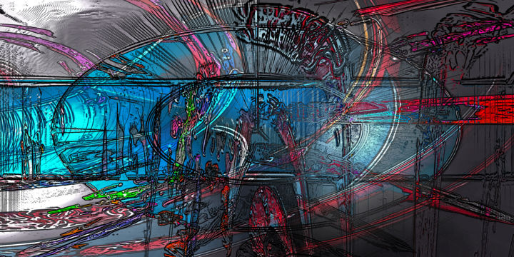 Digital Arts titled "Circonvolution.jpg" by Pascal Moulin, Original Artwork, 2D Digital Work
