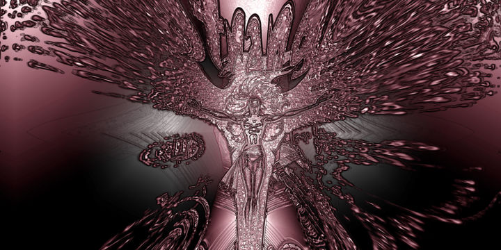 Digital Arts titled "Red phœnix.jpg" by Pascal Moulin, Original Artwork, 2D Digital Work