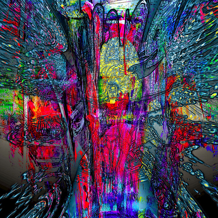 Digital Arts titled "Strange phœnix.jpg" by Pascal Moulin, Original Artwork, 2D Digital Work