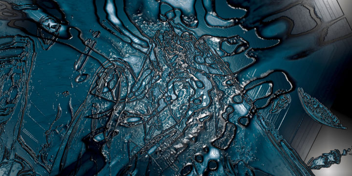 Digital Arts titled "Symbiochrome.jpg" by Pascal Moulin, Original Artwork, 2D Digital Work
