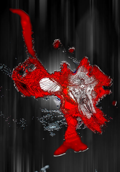 Digital Arts titled "Phoenix resurrectio…" by Pascal Moulin, Original Artwork, 2D Digital Work