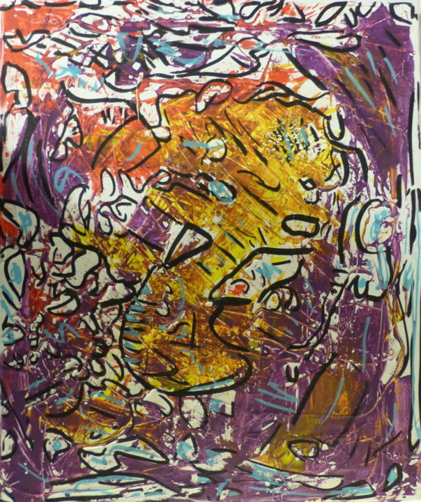 Peinture intitulée "p1040820.jpg" par Mourf, Œuvre d'art originale, Acrylique