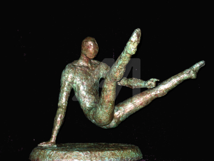 Sculpture titled "BREAKDANCING" by Marie-Pierre Philippe-Lohézic (MPPL-ART), Original Art, Bronze