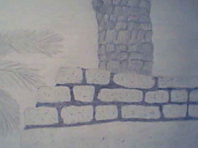 Рисунок под названием "Palms" - Melody Anderson, Подлинное произведение искусства