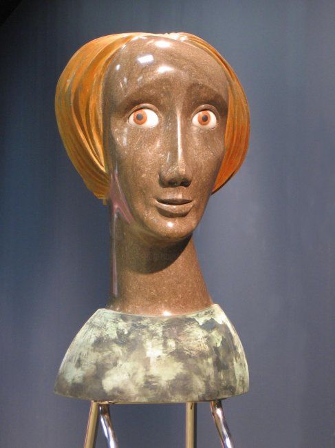 Sculpture intitulée "La Muse" par Peter Mravilnikov, Œuvre d'art originale