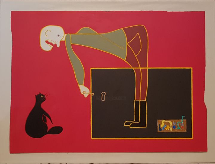 Картина под названием "Open yourself/Откро…" - Alexander Lepin, Подлинное произведение искусства
