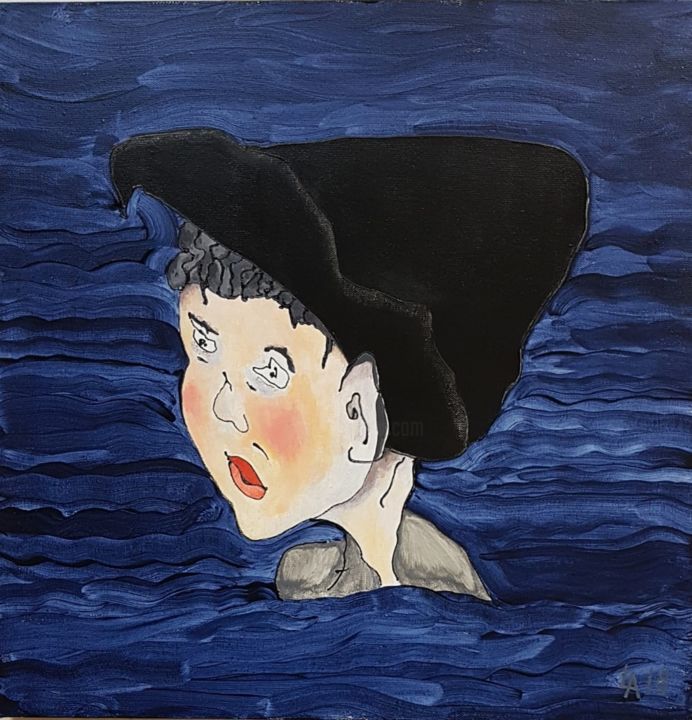 Картина под названием "a-boy.jpg" - Alexander Lepin, Подлинное произведение искусства