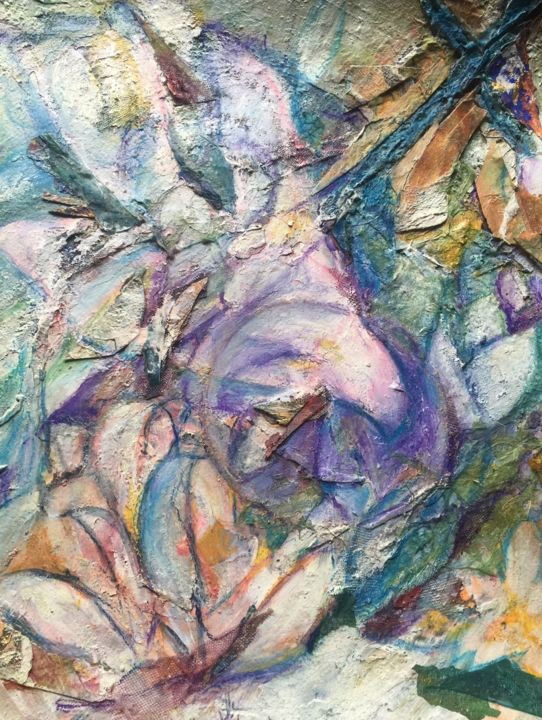 Malerei mit dem Titel "Fragrance of the Ho…" von Margaret Solomon-Bird, Original-Kunstwerk, Pastell
