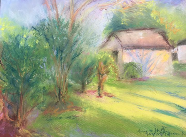 Painting titled "Amen to this day!" by Margaret Solomon-Bird, Original Art, Pastel