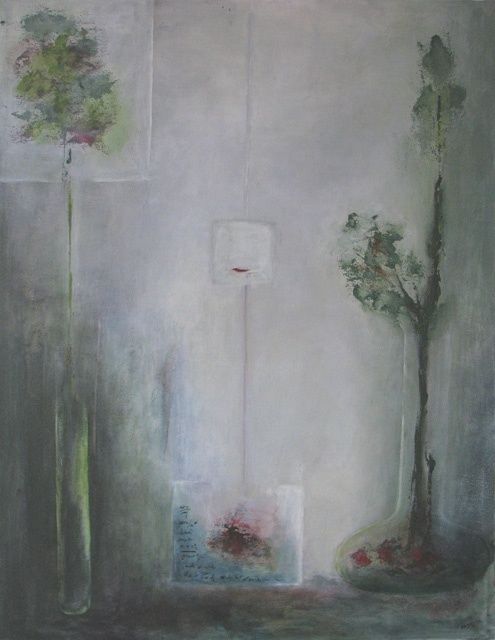 Peinture intitulée "La Fabrique du viva…" par Marie-Sylvie Riviere, Œuvre d'art originale, Huile