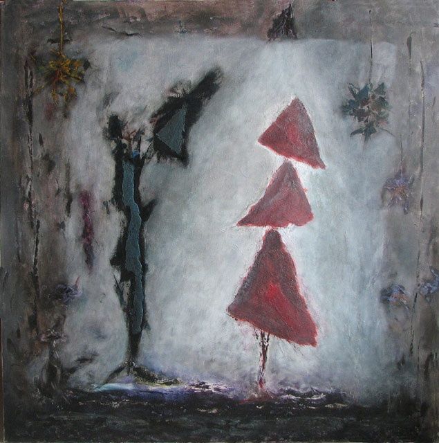 Ζωγραφική με τίτλο "Tango" από Marie-Sylvie Riviere, Αυθεντικά έργα τέχνης