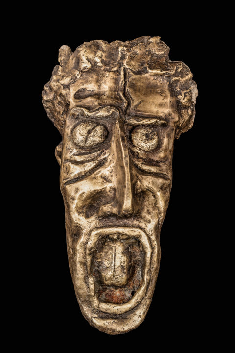 Sculpture intitulée "Reconnais moi !" par Muder, Œuvre d'art originale,