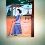 Pintura intitulada "A senhora que passe…" por Mundogiro, Obras de arte originais