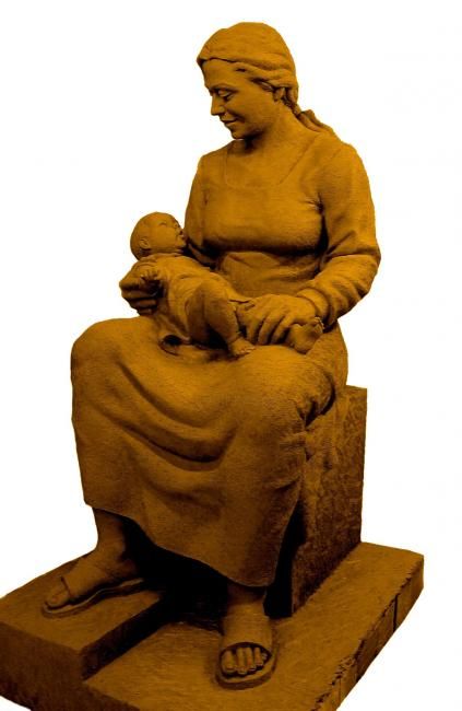 Sculptuur getiteld "anne.jpg" door Muratdaskin, Origineel Kunstwerk