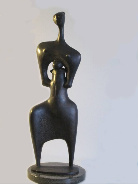 Sculpture titled "Maternity" by Muraz Martirosyan, Original Artwork, Casting