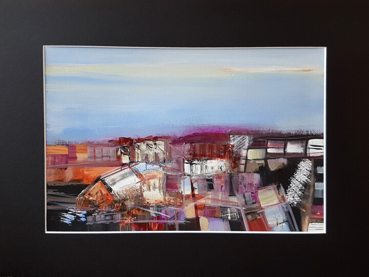 Painting titled "Bo'ness" by Muriel Cayet, Original Artwork